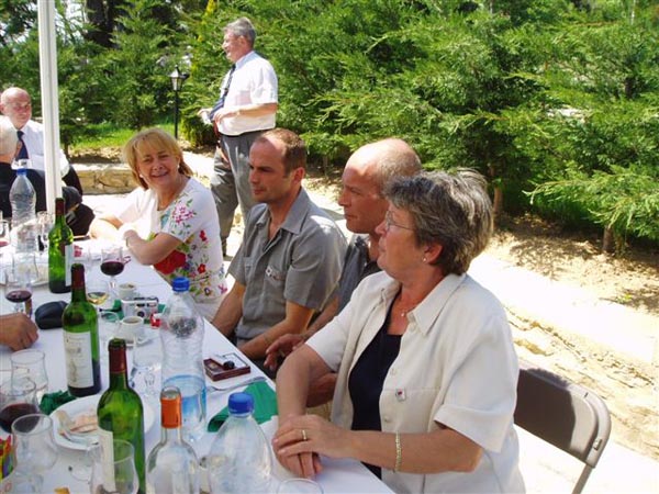 Marie-Gabrielle et nos amis de Weingarten Prosit